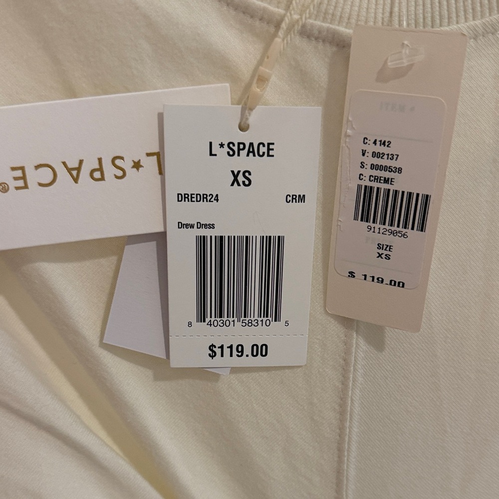 Anthropologie L*Space Cream Drew Dress - Picture 8 of 11